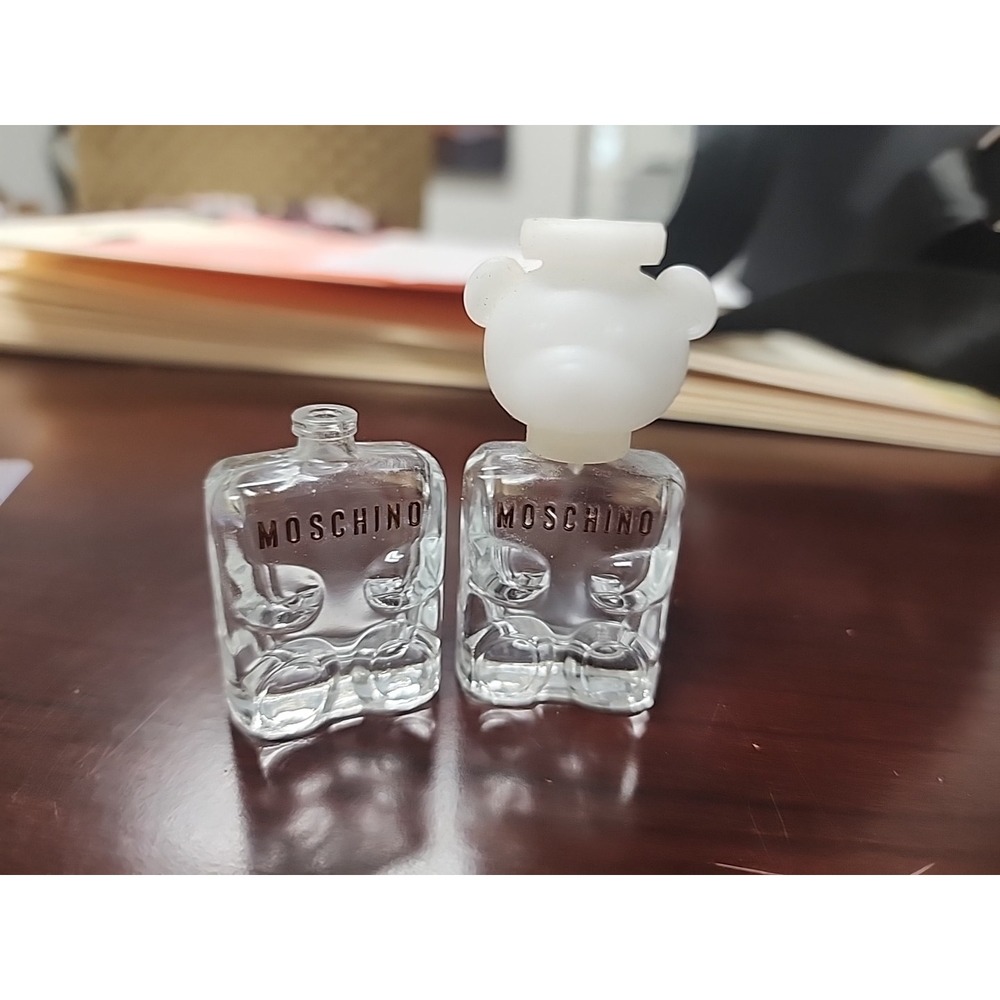 2- Empty‎ Moschino Toy 2 Perfume Bottles